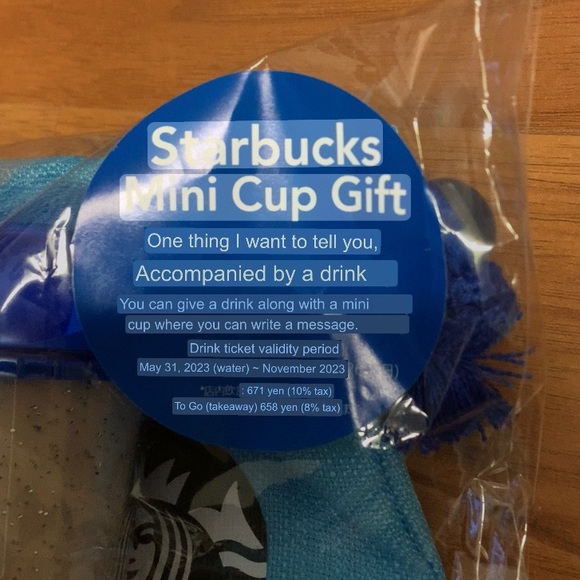 Brand New in Packaging Starbucks Japan Exclusive 💠💙SUMMER 2023 💙💠 Mini Cup - Picture 7 of 7
